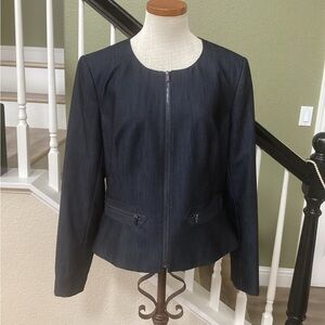 Calvin Klein Elegant Dark Blue Women's Jacket 14